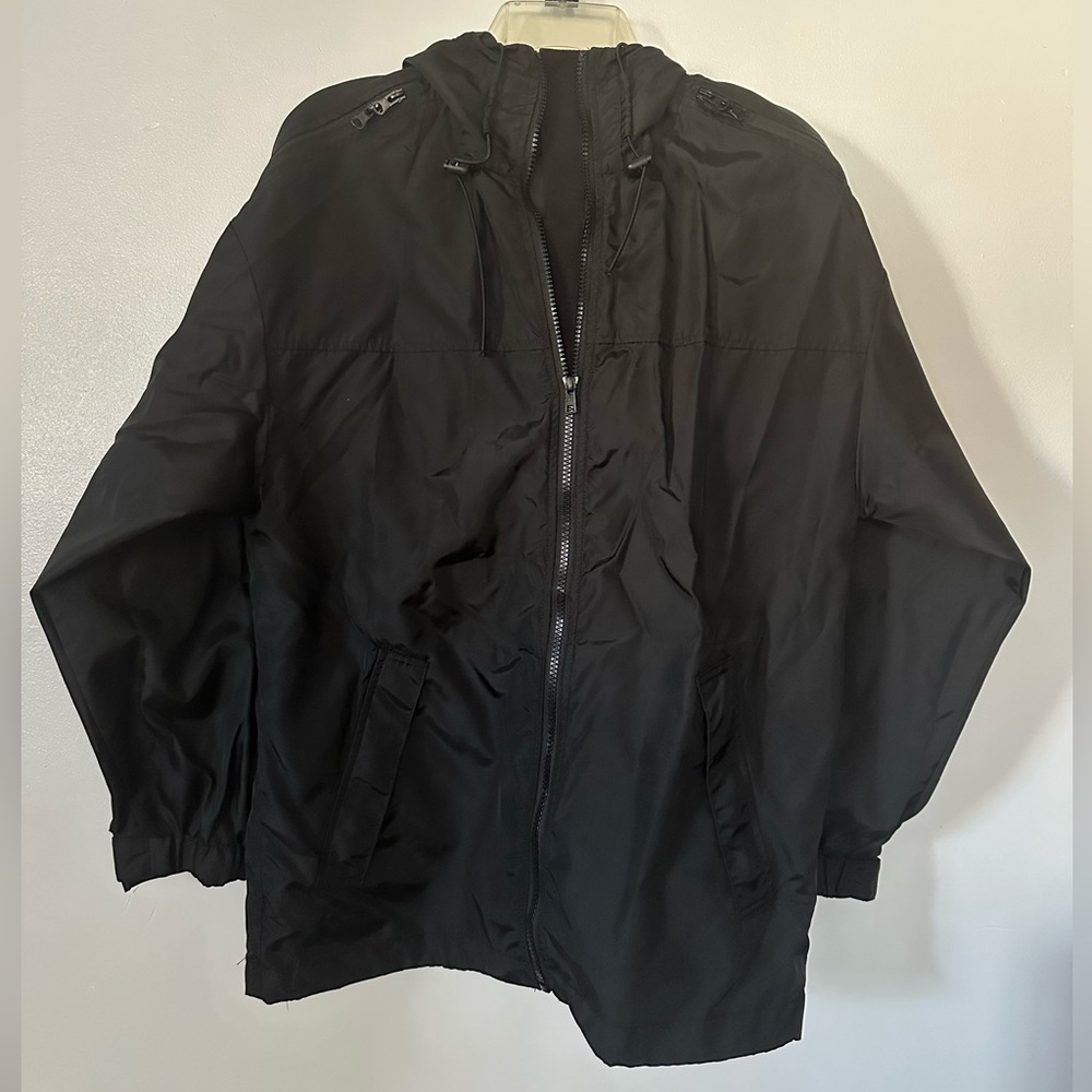 Women’s Black Hooded Rain Jacket🌸💕 From Carmar